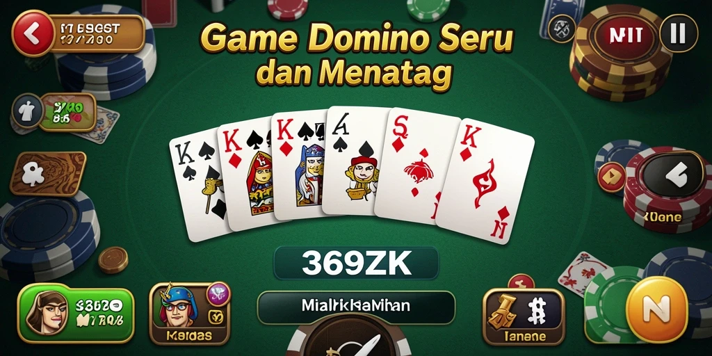 Tampilan gameplay seru dari 369ZK yang penuh strategi.