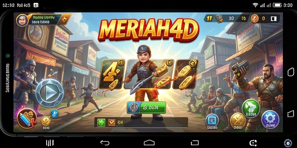 Tampilan antarmuka intuitif dari aplikasi MERIAH4D.