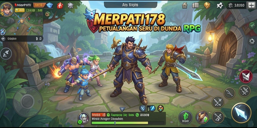 Tangkapan layar gameplay MERPATI178 yang menunjukkan aksi RPG yang mendebarkan.