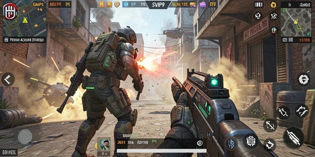 Tampilan gameplay menakjubkan dalam SVIP9 dengan aksi penuh ketegangan.